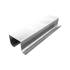 GENERICO - Riel R - Doble Puerta Closet Corrediza 2mts Galvanizado