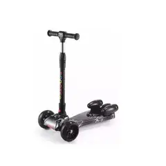 KIDSHOP - Patineta scooter monopatin vapor humo luces bluetooth Negro-