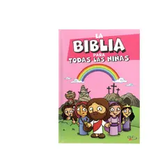 GENERICO - Libro de Historias Bíblicas Para Todas Las Niñas Rosado Libro