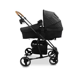 BEBESIT - Coche Moises Para Bebé Prima Negro