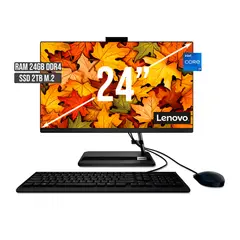 LENOVO - TODO EN UNO INTEL CORE I7-1260P SSD 2TB RAM 24GB LED 24 FHD