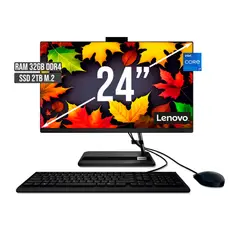 LENOVO - TODO EN UNO INTEL CORE I7-1260P SSD 2TB RAM 32GB LED 24 FHD