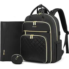GENERICO - Pañalera morral Alta Calidad con Cambiador Inpermeable
