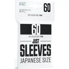 ASMODEE - Fundas Protectores Just Sleeves Japanese Negras 62X89mm 60
