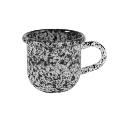 MACUIRA - Set 4 Tazas de 330ml en Peltre Coral Negro