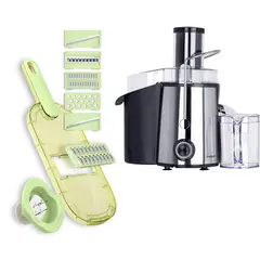 CHEF MASTER - Combo Extractor de Frutas rallador cocina 6en1
