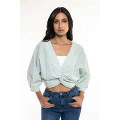 DREAMER - Blusa Frunce Oversize Para Mujer