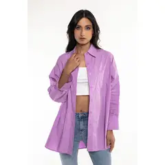 DREAMER - Camisa Larga Oversize Para Mujer