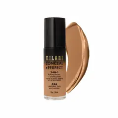MILANI COSMETICS - Base Matte 2 en 1 Milani 09A-Natural Tan