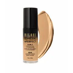 MILANI COSMETICS - Base Matte 2 en 1 Milani 05A-Natural Beige