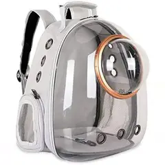 GENERICO - Morral transparente para mascotas.