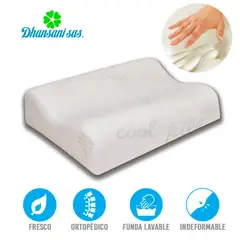 GENERICO - Almohada Ortopédica Cervical Alta - Espuma Inteligente Visco-Samart.