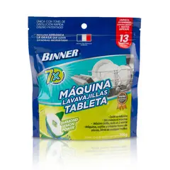 BINNER - Máquina Lavavajillas en Tableta Limón 208gr