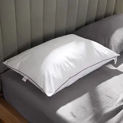 DISTRIHOGAR - Almohada Comfort (+) Plus Soporte Medio Algodón 50 x 70 cm