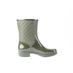 IDECAL - Bota de Lluvia Impermeables Mujer Melissa Verde