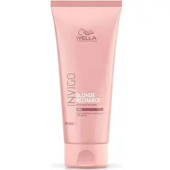 WELLA - Acondicionador Invigo Blonde Recharge 200 ml