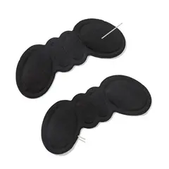 COLOR - Almohadillas talón tacón zapato mujer hombre algodón negro