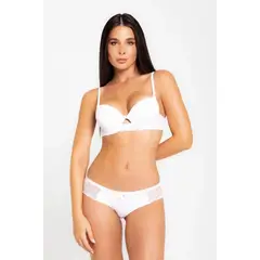 DIANE & GEORDI - Panty cachetero (020360) - Blanco