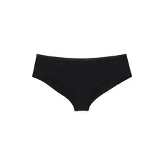 DIANE & GEORDI - Panty hipster de algodón peinado de lujo (6568) - Negro