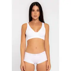 DIANE & GEORDI - Panty cachetero (020581) - Blanco