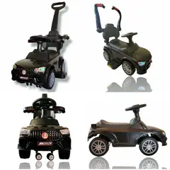 GENERICO - Carro Montable 3en1Mercedes Ruedas 360° Luces LED y Musica