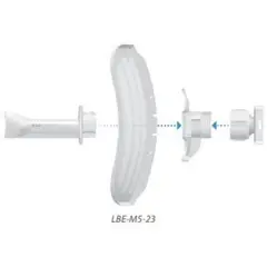 UBIQUITI - Antena-ubiquiti-lbe-m5-23-litebeam 100+ mbps 23 dbi