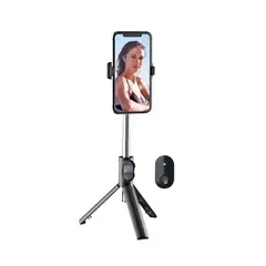 SHEN HUANG - Palo Selfie Con Trípode Bluetooth Para Celular Portatil