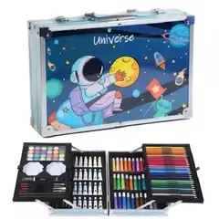 ZHOPI CO - Set De Arte Profesional De 145 Piezas Tipo Maleta Para Niños