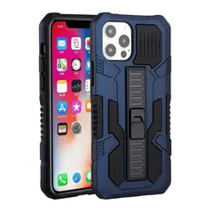 GENERICO - Funda Estuche Case Protector Stand Compatible ¡Phone 13 Pro Max Azul