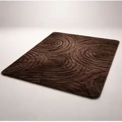 AMERICO SHOP - Tapete Decorativo Moderno 150x200 cm Diseño Elegante Turco Color Marron