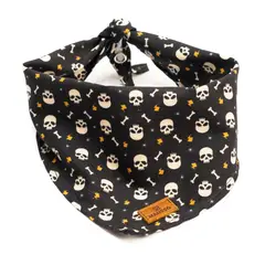 GENERICO - Pañoleta Calaveras Para Perrogato Mansso Talla S
