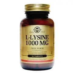 SOLGAR - L-lysine 1000 Mg X 50 Tabletas