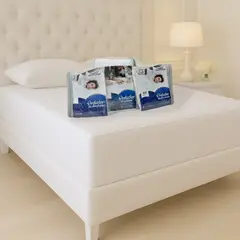 NUBEFLEX - Protector Colchón Impermeable 160x190cm + 2 Fundas