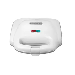 BLACK+DECKER - Sandwichera Placas profundas para 2 piezas Black + Decker SM1000W