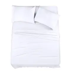 GENERICO - Juego De Sabanas Doble - 144 hilos 30 cms