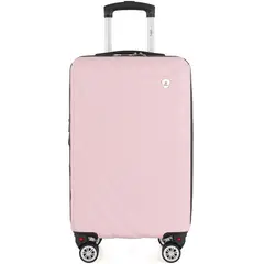 BIN COLOMBIA - Maleta De Viaje Expandible para Cabina de Mano 10kg Tamano S Bin M007 Rosado