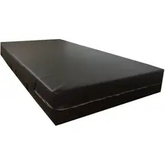 PASTELL - Forro de colchón antifluidos cama doble color negro 20 cms