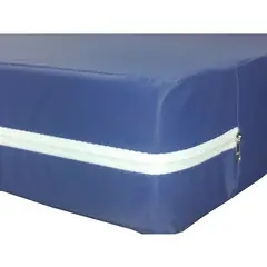 PASTELL - Forro de colchón antifluidos cama doble color azul 30 cms