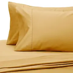 GENERICO - Sabana ajustable y 1 fundas cama sencillo camel