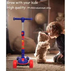 BEBESITOS - Monopatín scooter de burbujas niños y niñas musical luces recargable