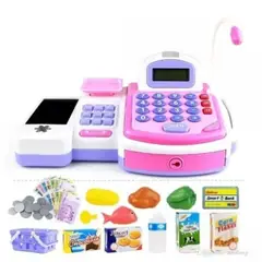 JUGUETERIA EXPRESS - Caja registradora para niñas juguete luces sonido accesorios