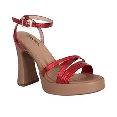 FRATTINI - Sandalia tacon de Mujer marca en Color ROJO / SAND.3028