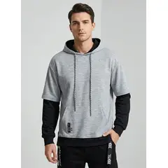 THE CLOTHING COMPANY - Chaqueta Hombre Algodon GNRC Buso Buzo Doble Manga
