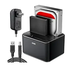 GENERICO - Docking Station Usb 3.0 A Sata Bahía Dual 2.5 / 3.5 Hdd Ssd