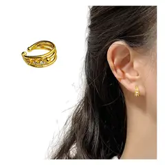 ACCESORIOS DE EVA - Arete Ear Cuff Simulador Triada_.