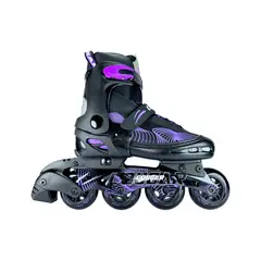COUGAR - Patines En Linea Semiprofesionales MZS833LG M 34 Ajustables a 37 Morado