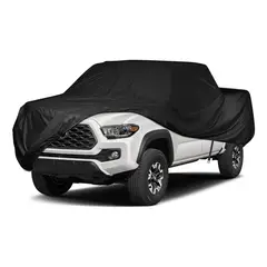 VELBROS - Pijama Camioneta Platon Forro Cobertor Protector Carpa Funda - Negro - L
