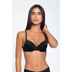 DIANE & GEORDI - Brassier Media Copa Microfibra 021252 - Negro