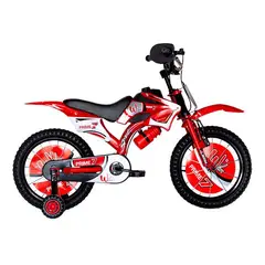GENERICO - Bicicleta para niños Wuilpy Bicimoto Rin 16 Color Rojo