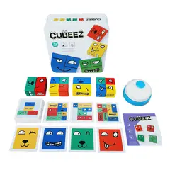 GENERICO - Juego Cubeez Bloques Battle Caras Cubos Color Tarjeta Timbre